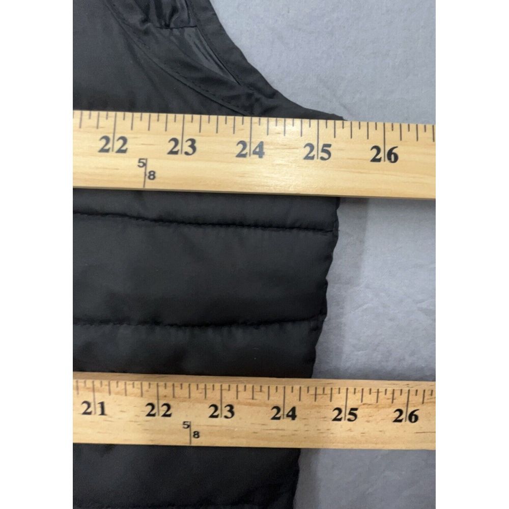 Gap Puffer Vest Men XL Black Cold Control Water Resistant Coated Full Zip Jacket - Picture 11 of 14